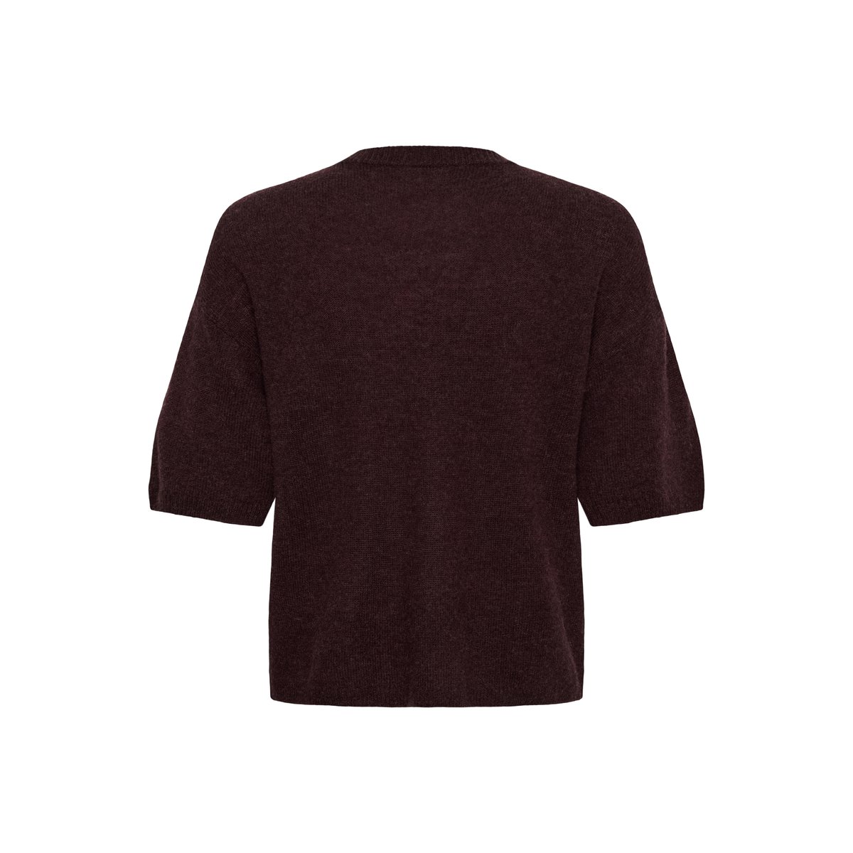 Pullover tricoté marron fudge melange, KAFFE