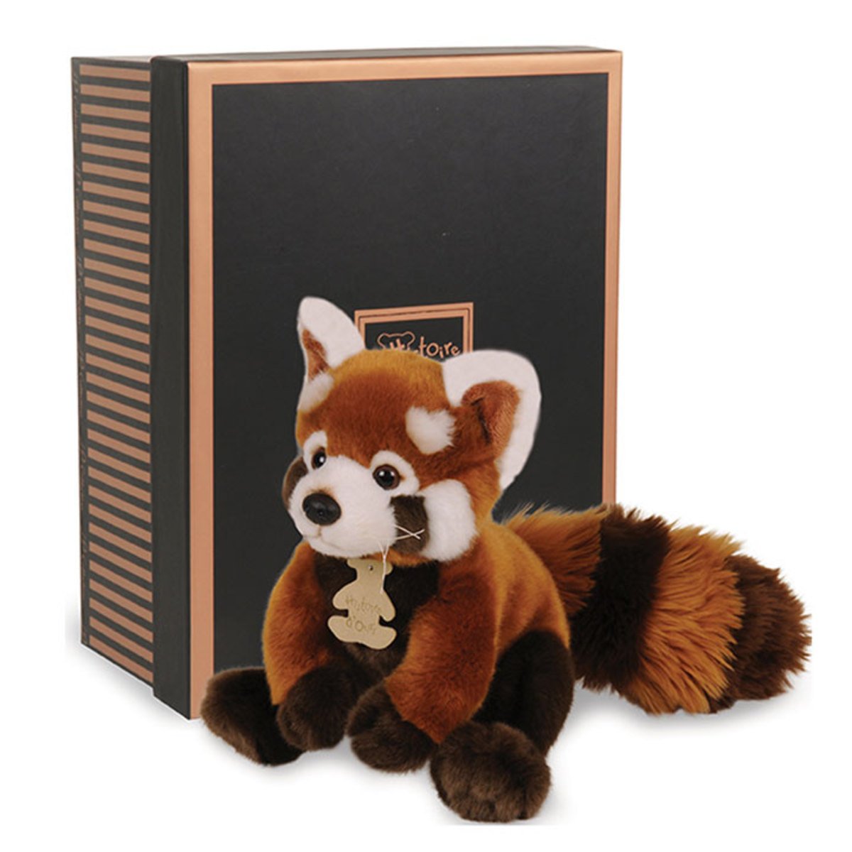 Peluche Panda 20 cm marron, HISTOIRE D'OURS