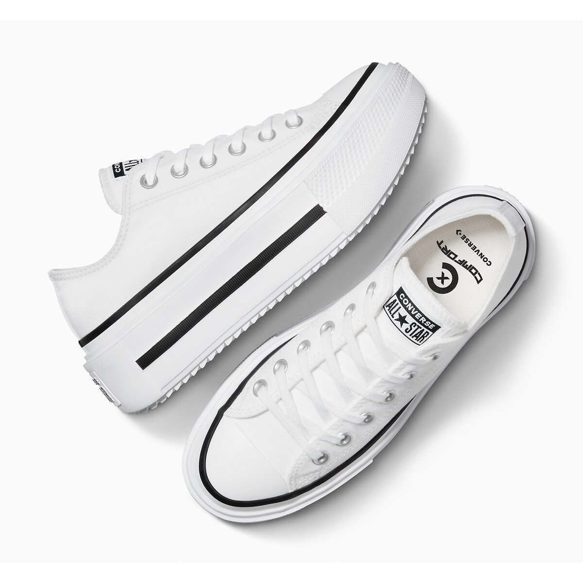Baskets Lift Double Stack Foundation blanc, CONVERSE