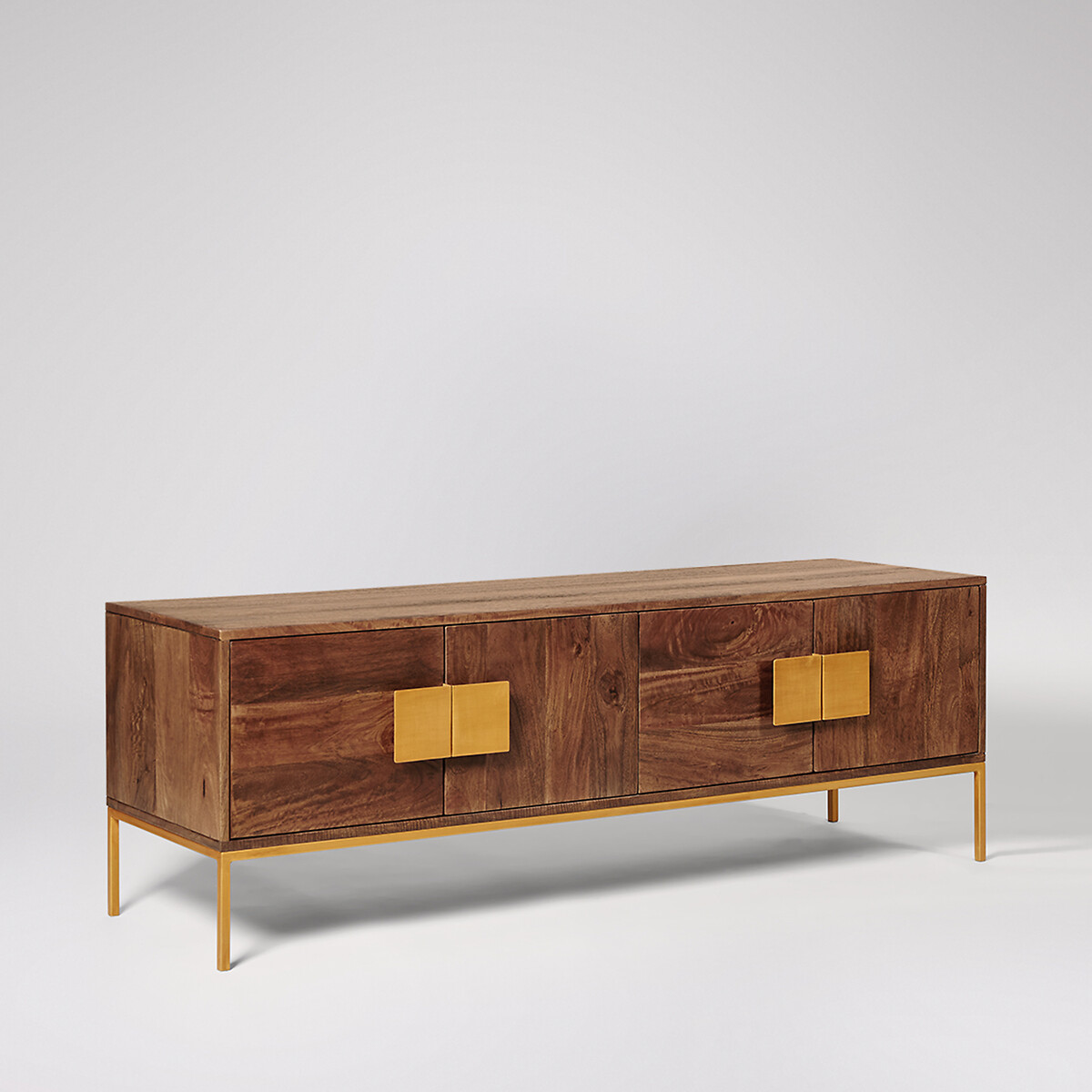 Banner Mango Wood 4 Door Media Unit natural wood, SWOON