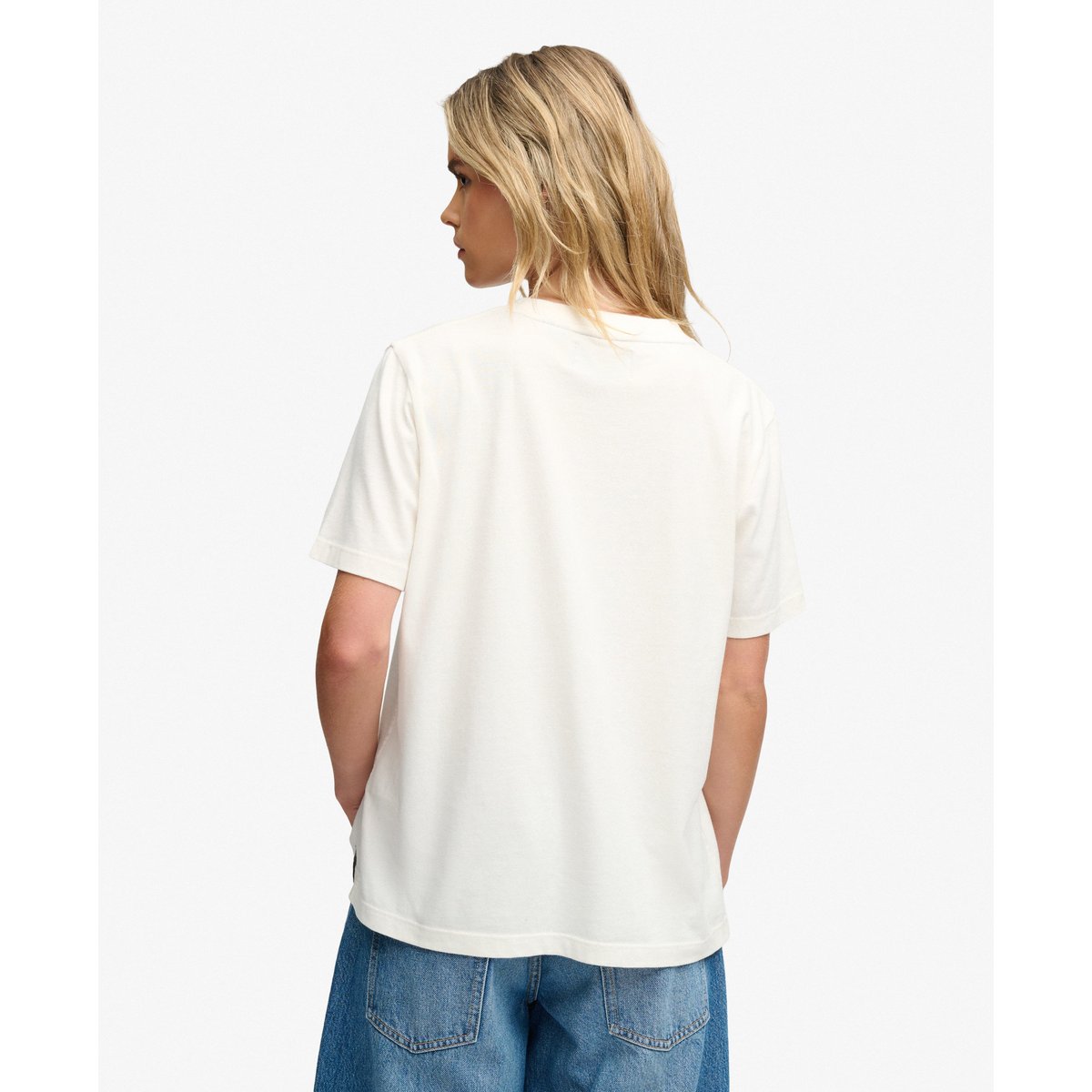 T-shirt Vintage Workwear Coupe Décontractée crème, SUPERDRY