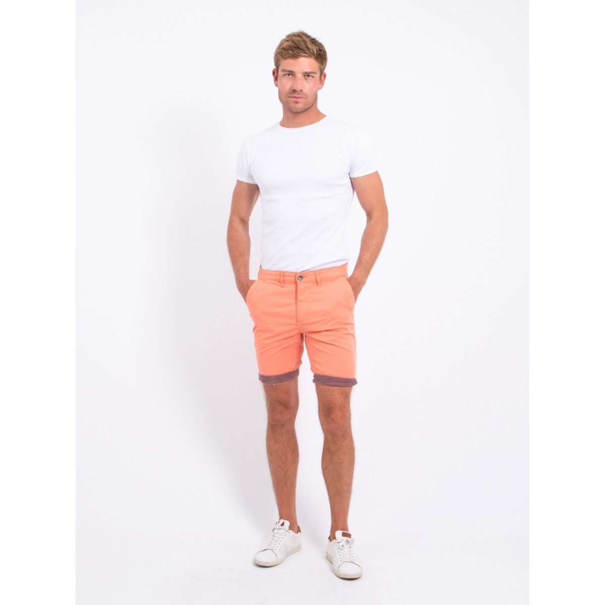 Bermuda Chino Bazy corail, RITCHIE