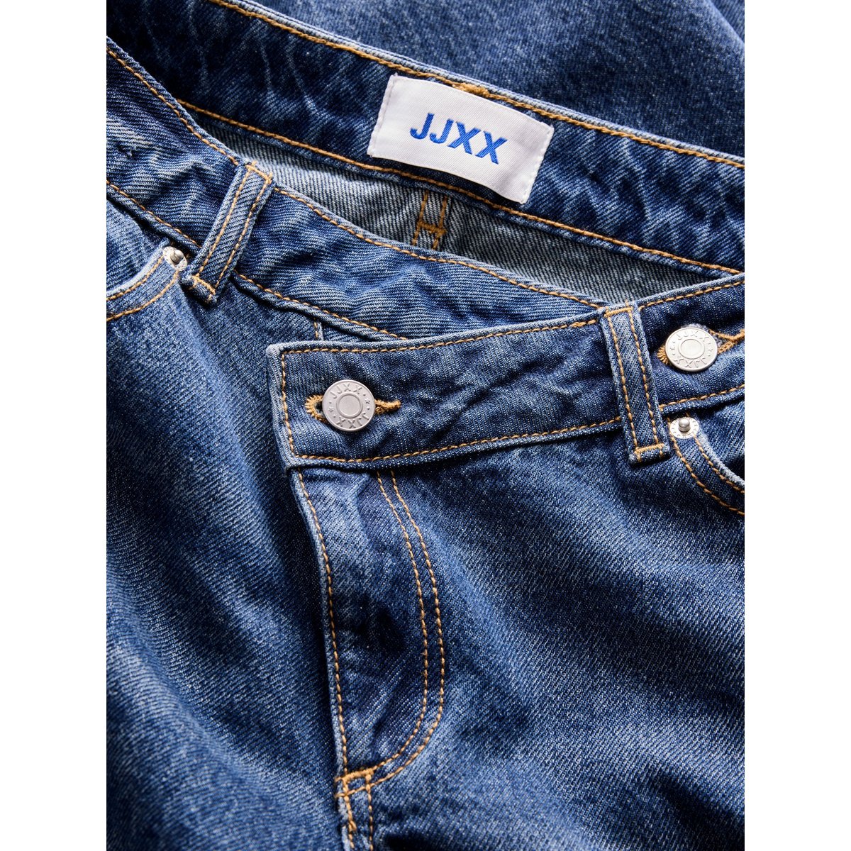 Jean À Coupe Large dark blue denim, JJXX
