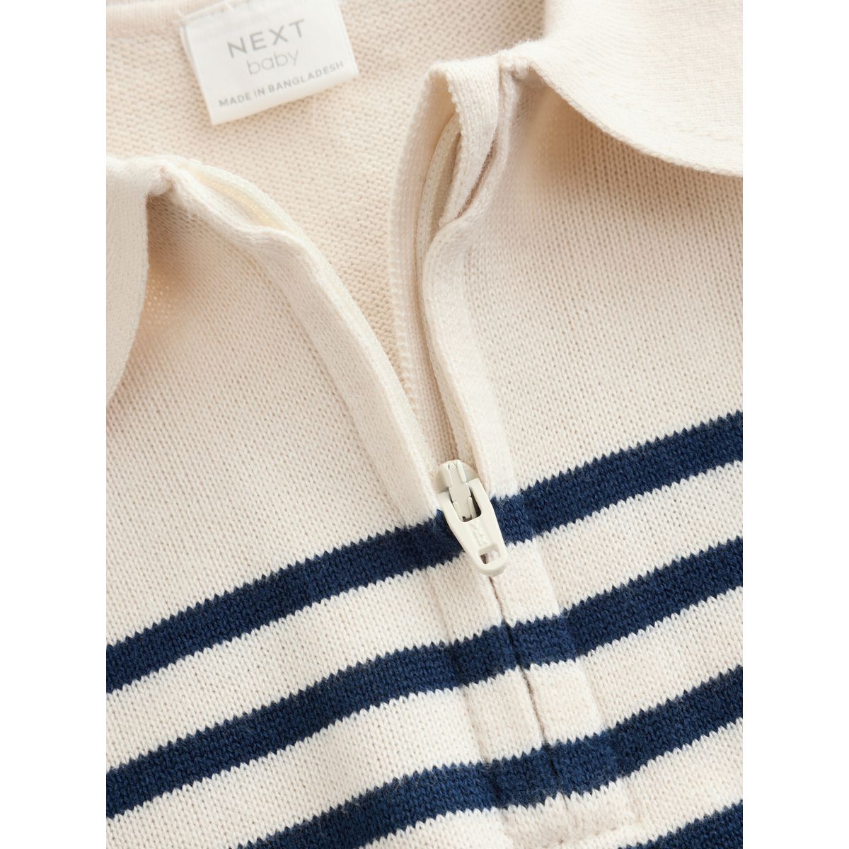 Ensemble bébé avec haut en maille et pantalon rayures bleu/crème, NEXT