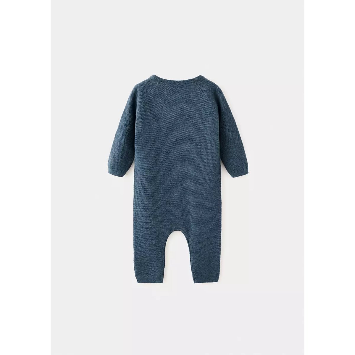 Combi-pantalon boutons bleu pétrole, MANGO BABY