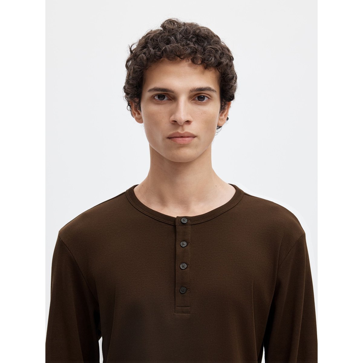 T-Shirt marron - demitasse1, SELECTED