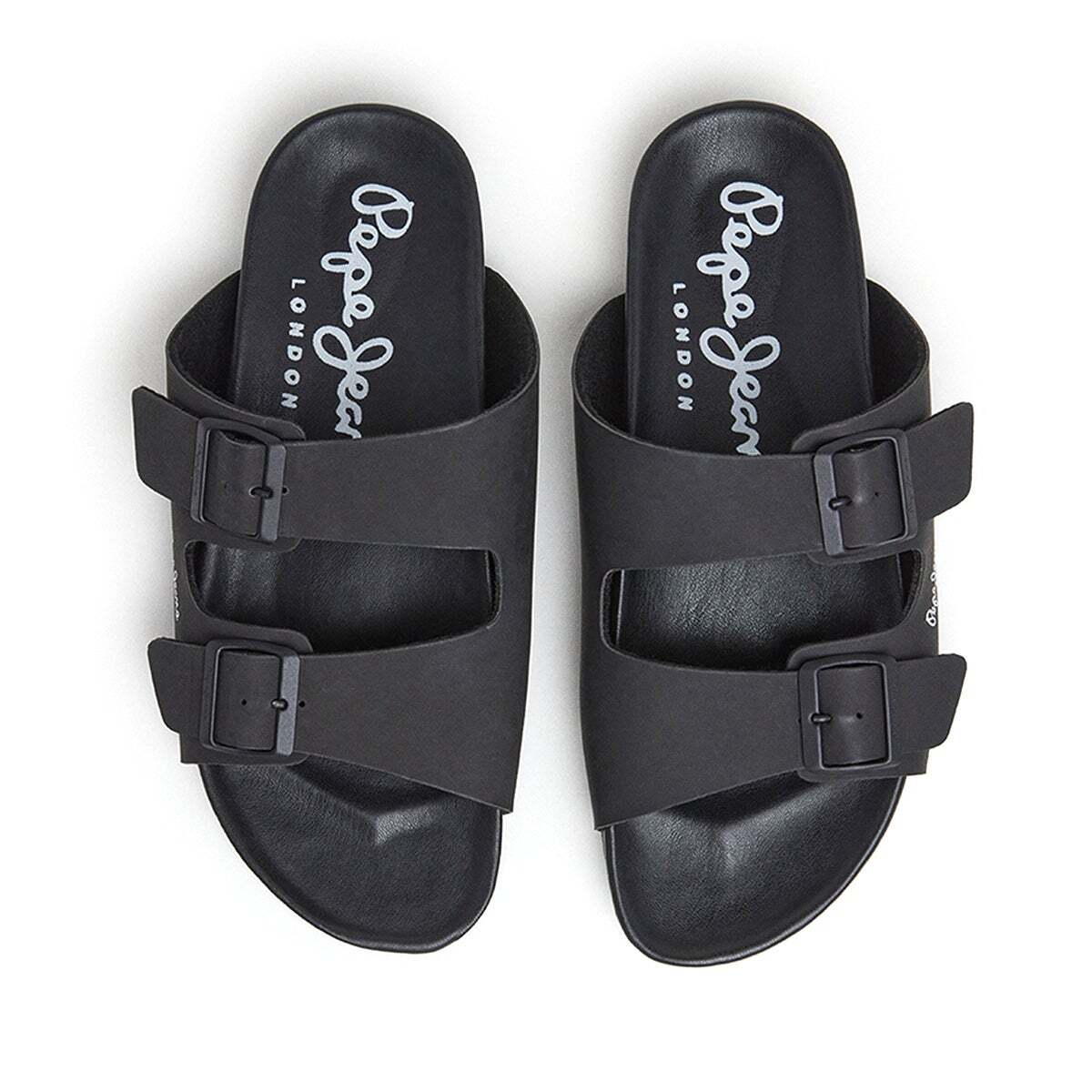 Sandales À Double Boucle noir, PEPE JEANS