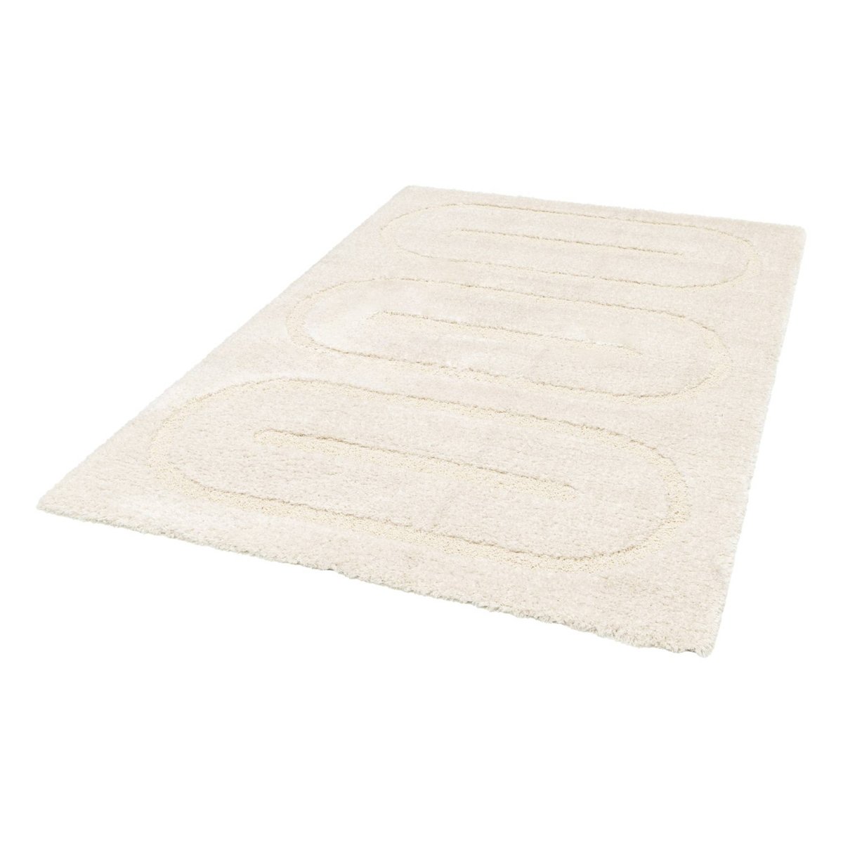 Tapis intérieur rectangulaire contemporain MAE crème, SWEEEK