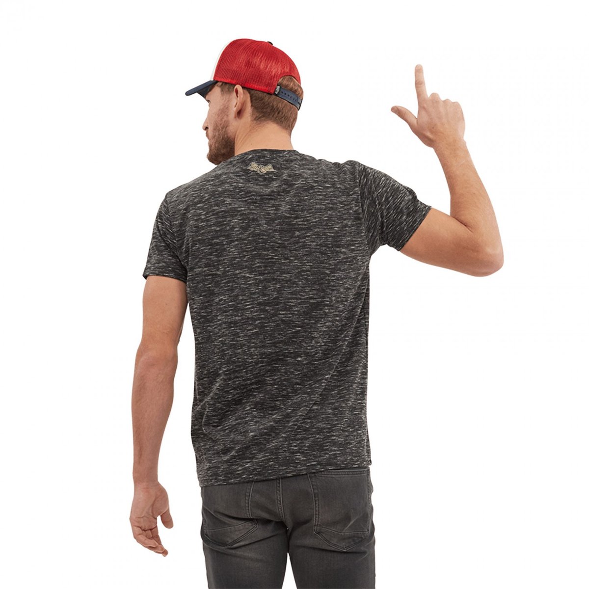 T-shirt en coton Front blanc, VON DUTCH
