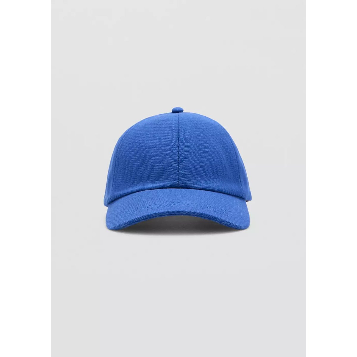 Casquette en piqué de coton bleu, MANGO MAN