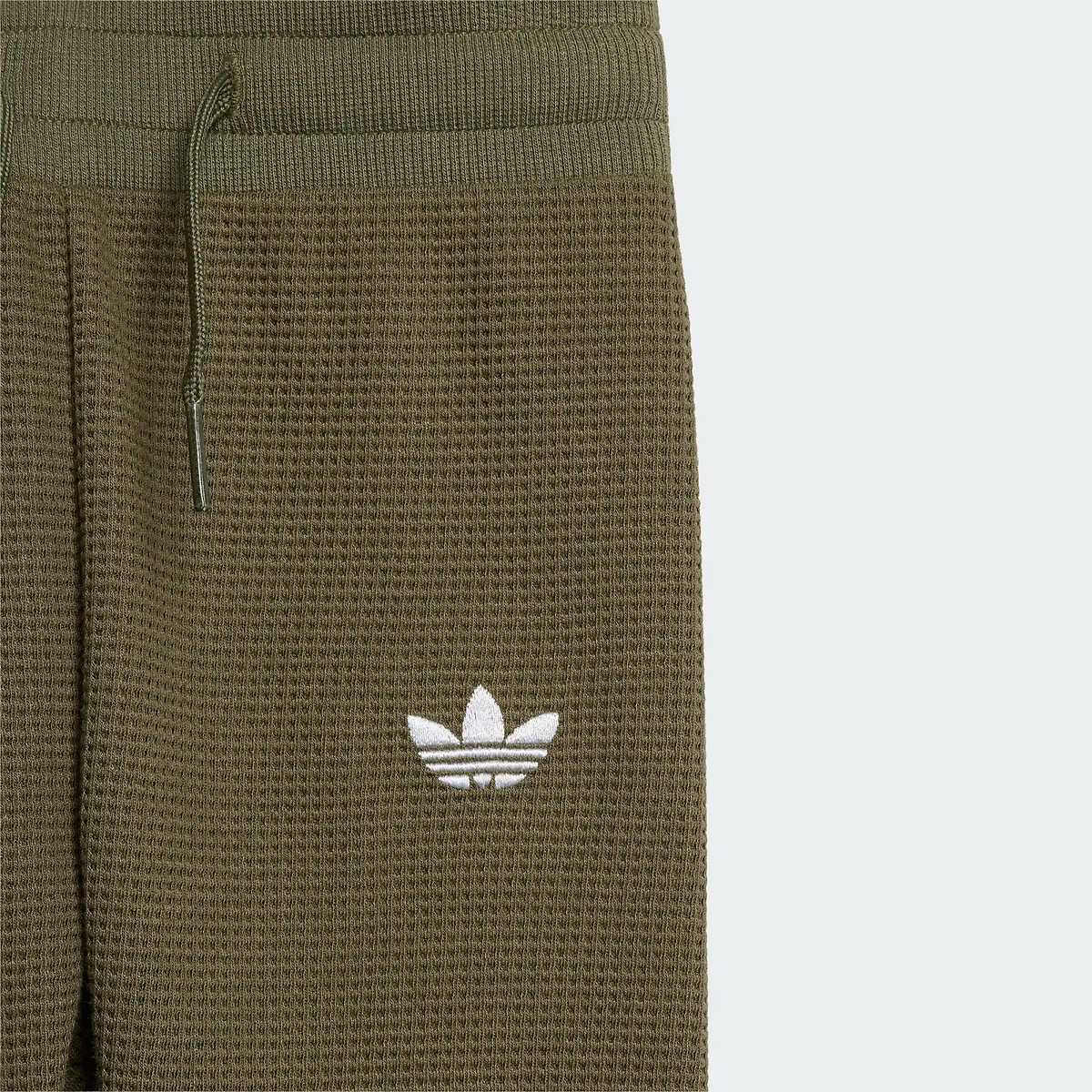 Conjunto de felpa gofrada caqui, adidas Originals