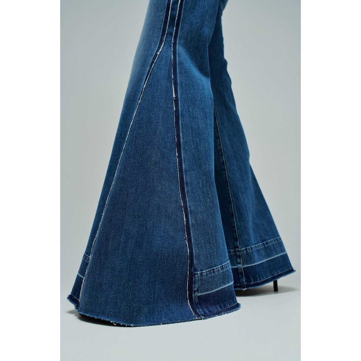 JEAN FAITH PUSH IN FLARE bleu denim, SALSA JEANS