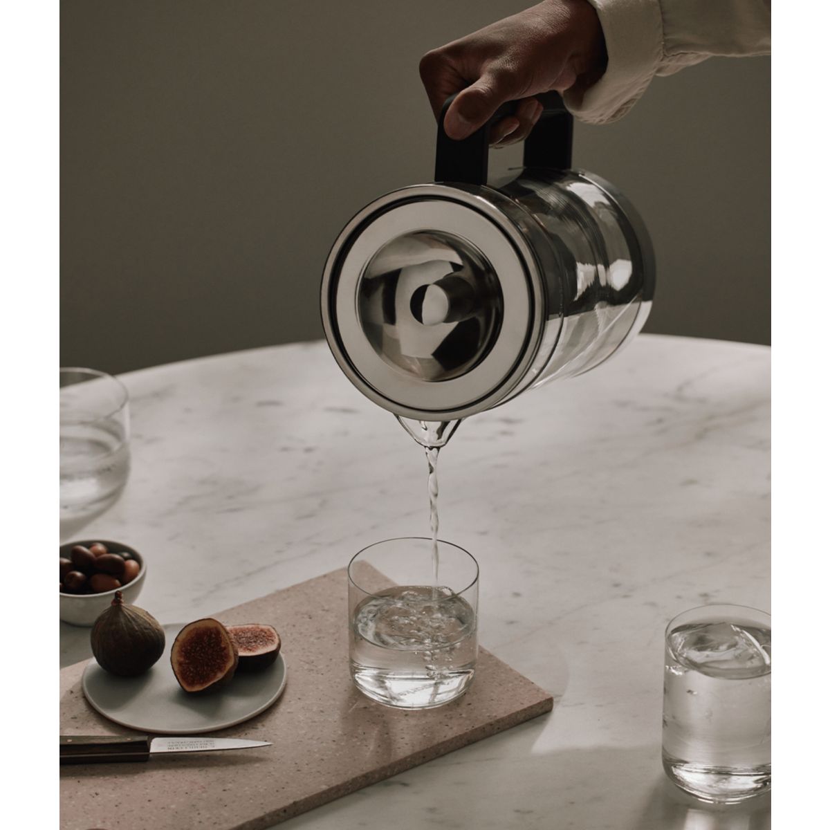 Carafe filtrante Purifier 1L66 argent, AARKE