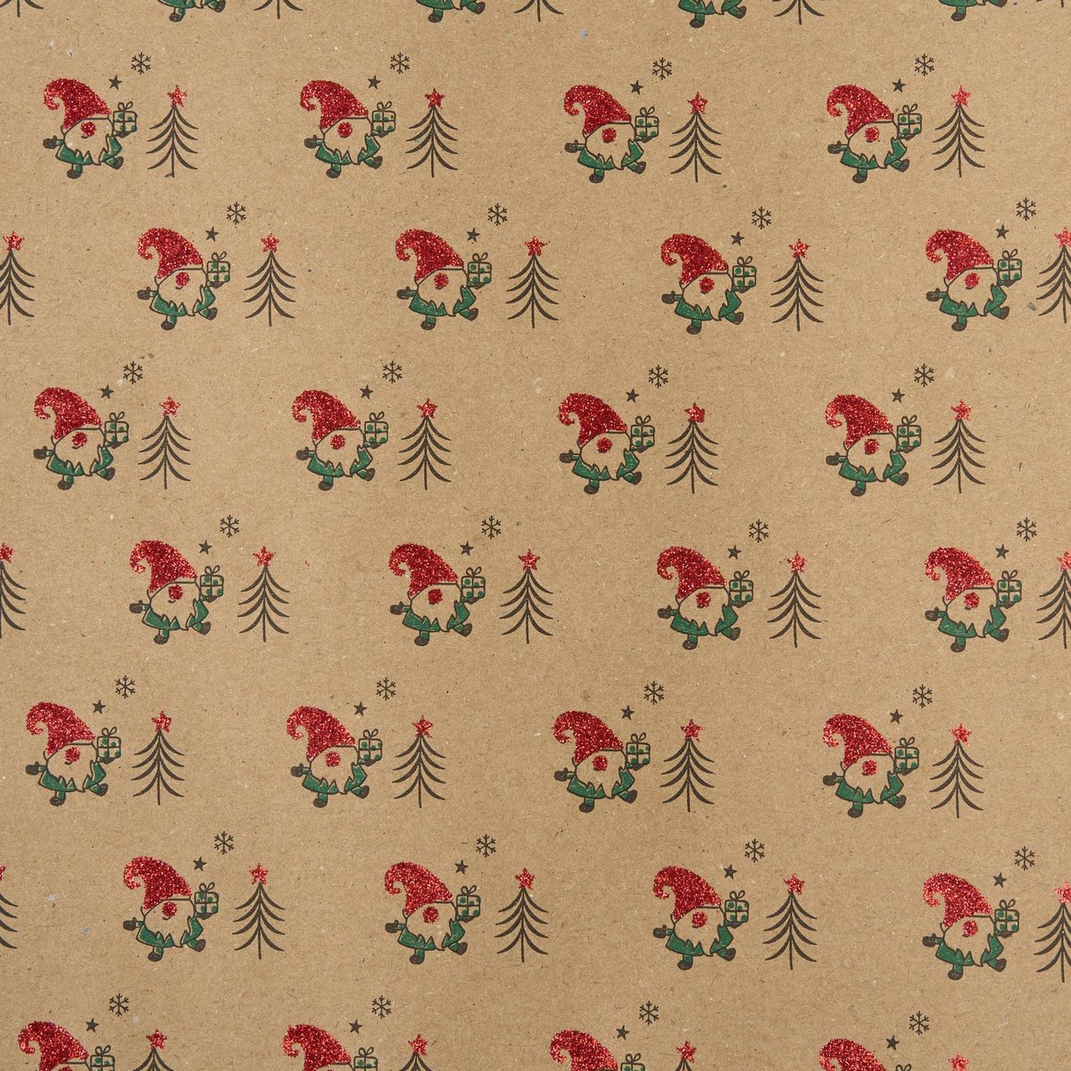 Papier cadeau, 2m marron, MONOPRIX