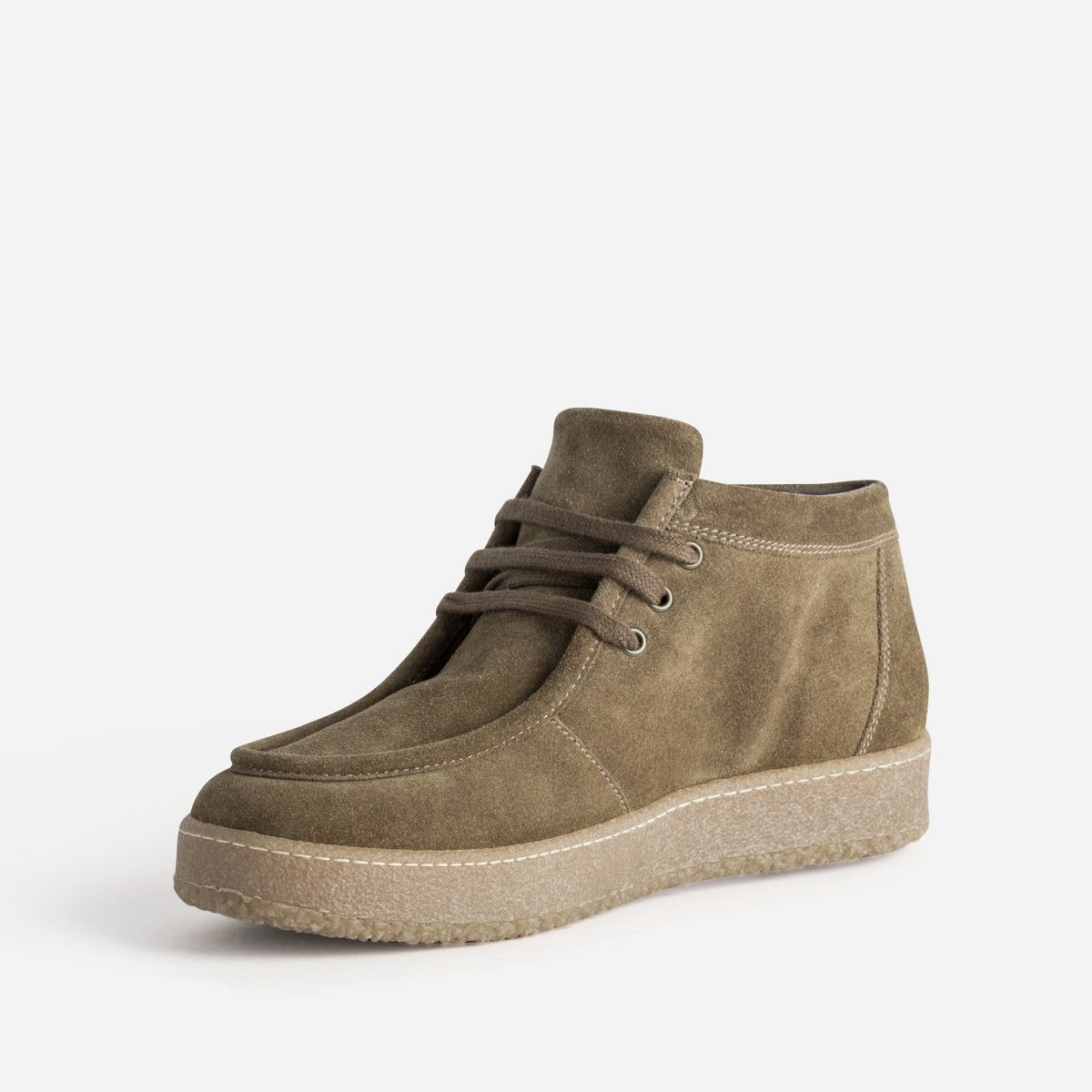 Boots en cuir LOUENN taupe, ERAM