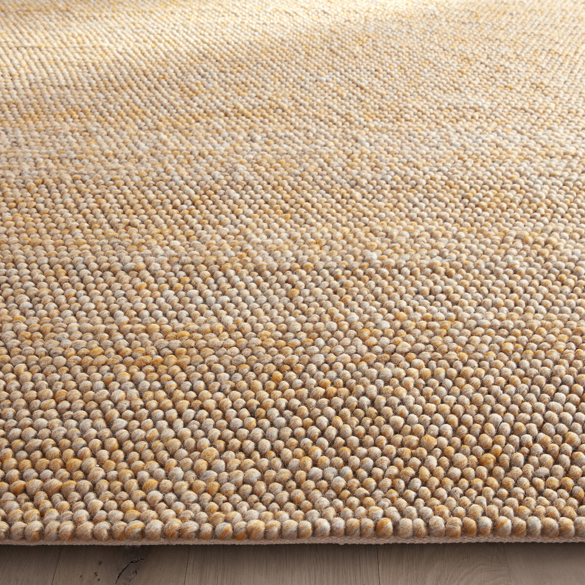 Makehta Hand Woven Wool Rug ochre, AM.PM