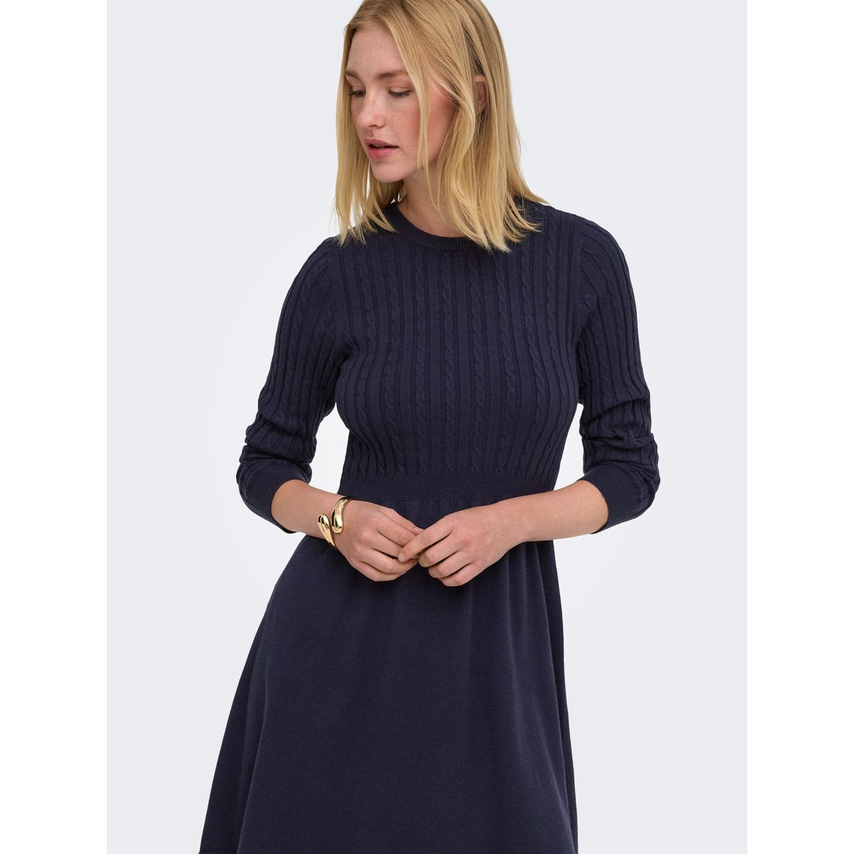 Robe En Maille navy blazer 1, ONLY