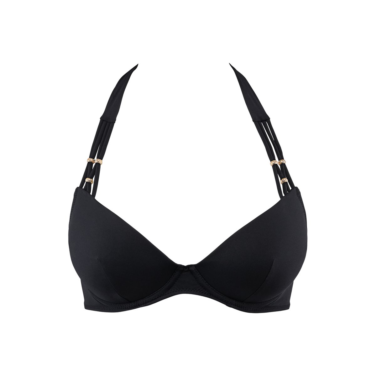 Haut de maillot de bain Push-up coques Secret Laguna noir, AUBADE