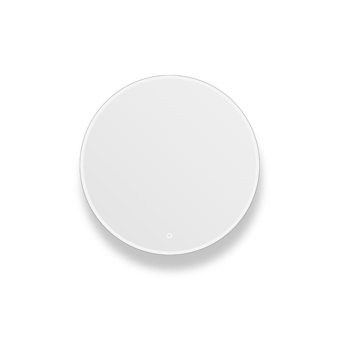Miroir LED rond D60/70/80cm avec cadre rétroéclairé ORAYA couleur unique, MOB IN