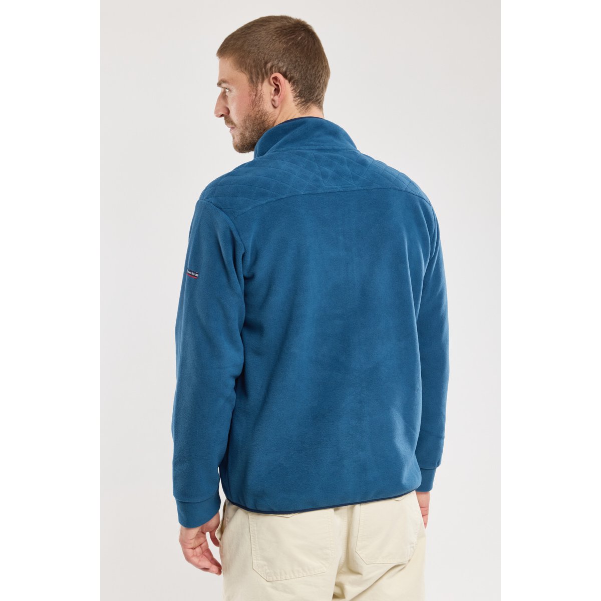 Polaire avec badge - Homme titan int-titan/ivoire, ARMOR-LUX