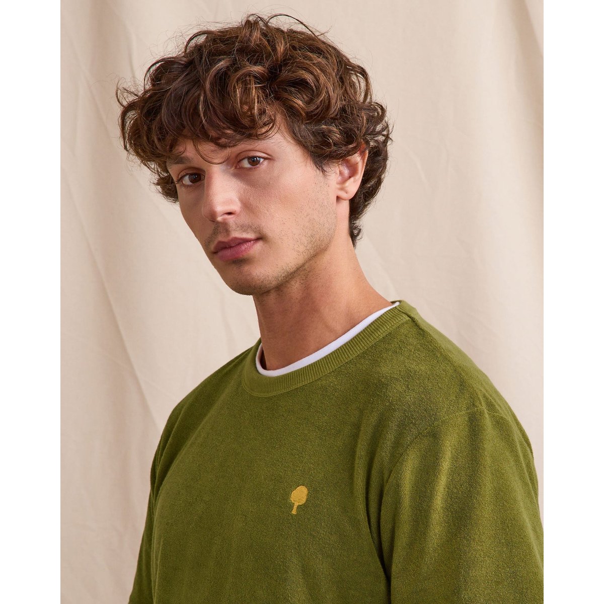 T-shirt LUGNY kaki foncé, FAGUO