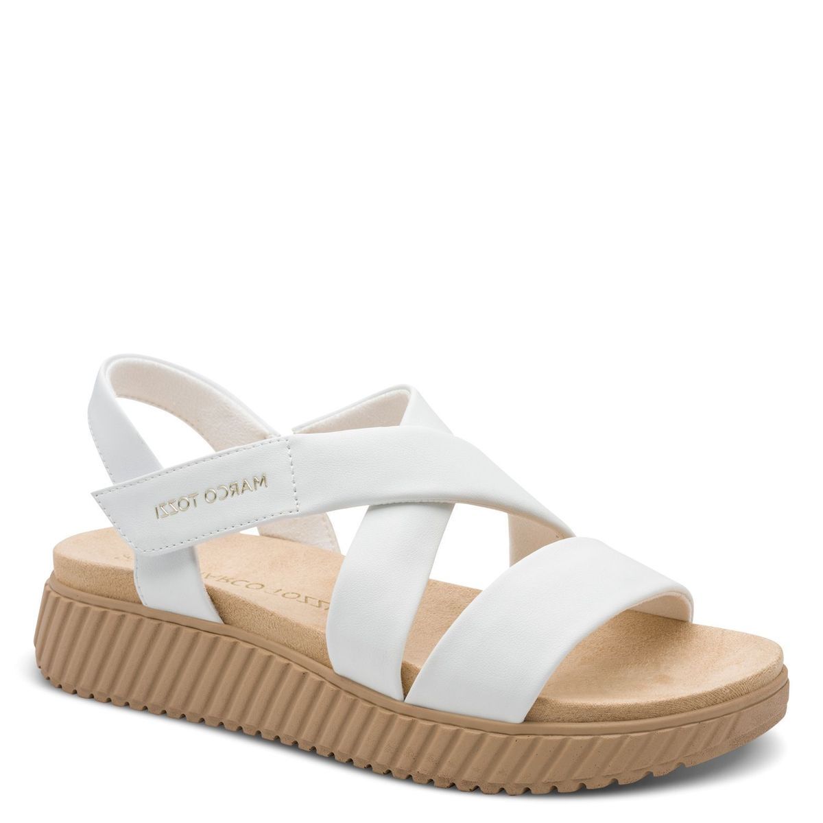Sandale vegan blanc, MARCO TOZZI