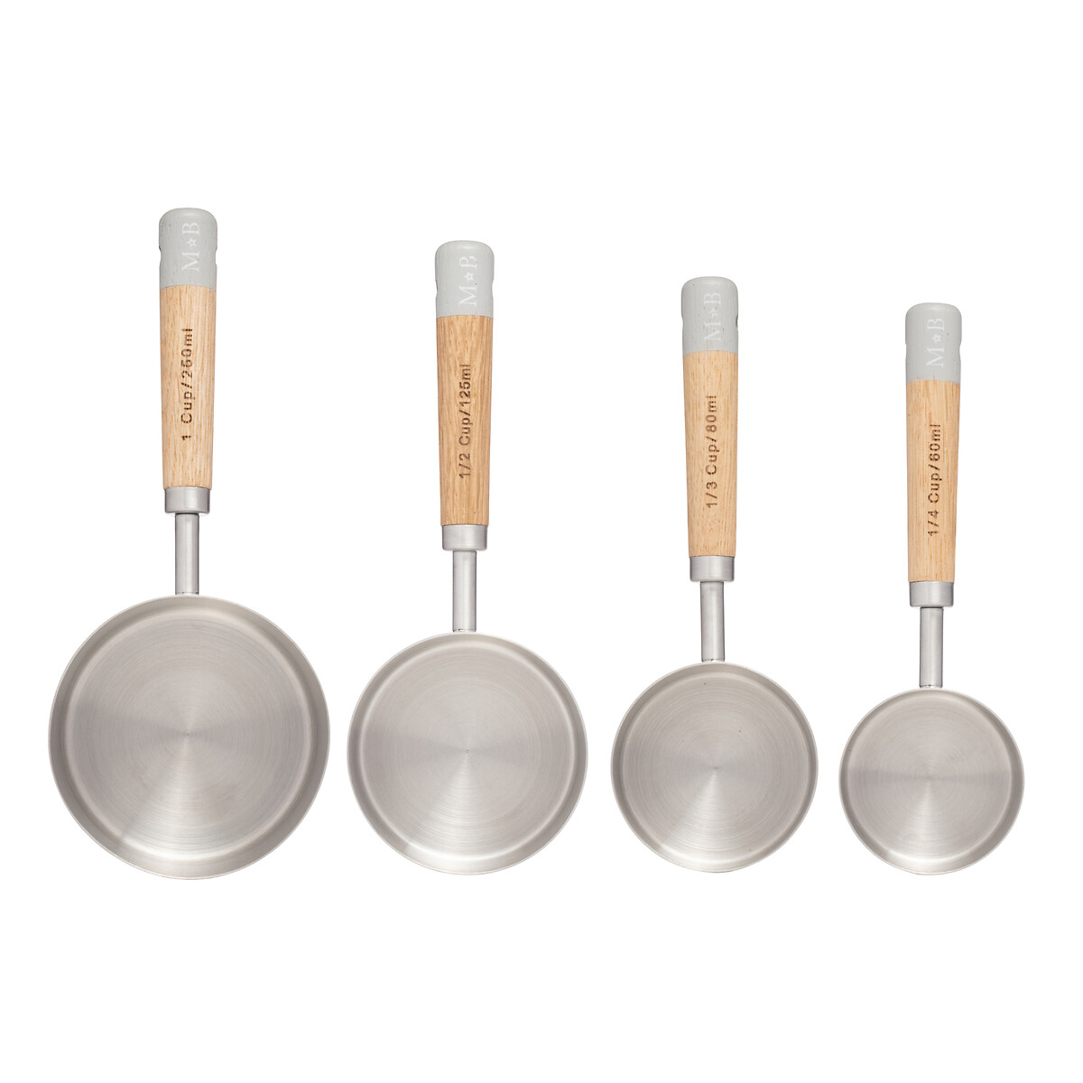 Set of 4 At Home Measuring Cups multi-coloured, MARY BERRY