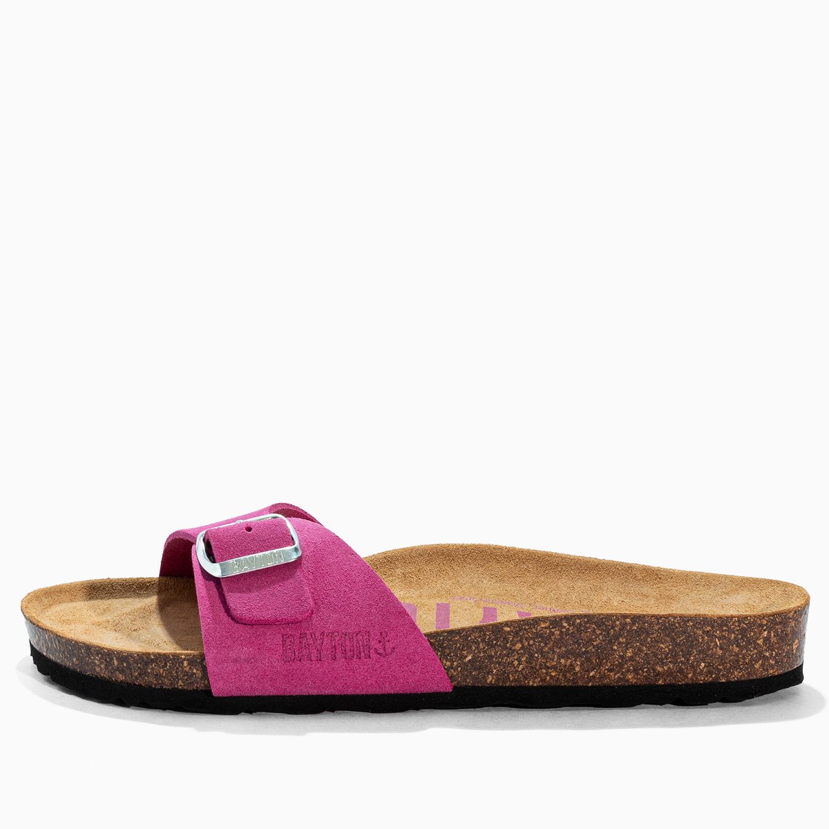 Sandales en cuir suédé ZEPHYR pink, BAYTON