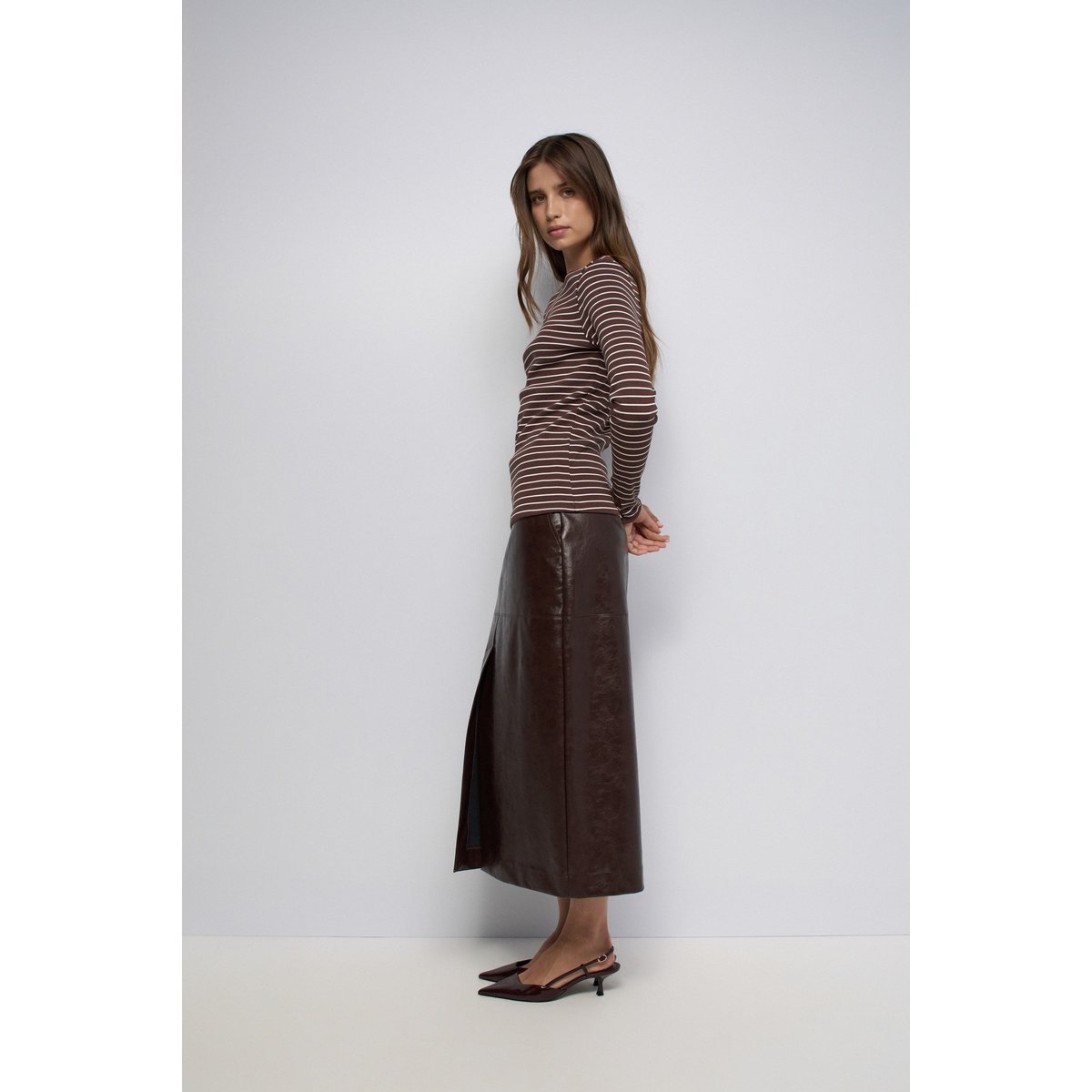 PULL À RAYURES marron, SALSA JEANS