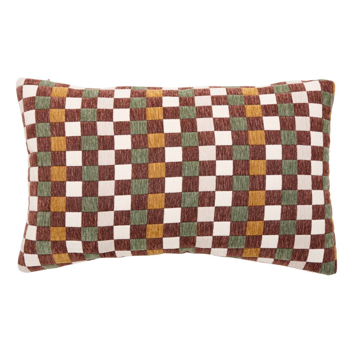 Coussin rectangulaire MOSAI terracotta, ATMOSPHERA