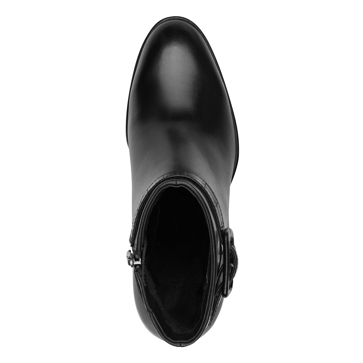 Spitz zulaufende Trotteur-Stiefeletten schwarz, TAMARIS