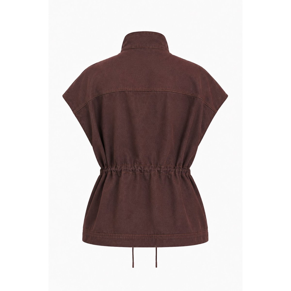 Gilet Takai en coton TAKAI marron glace, FRNCH
