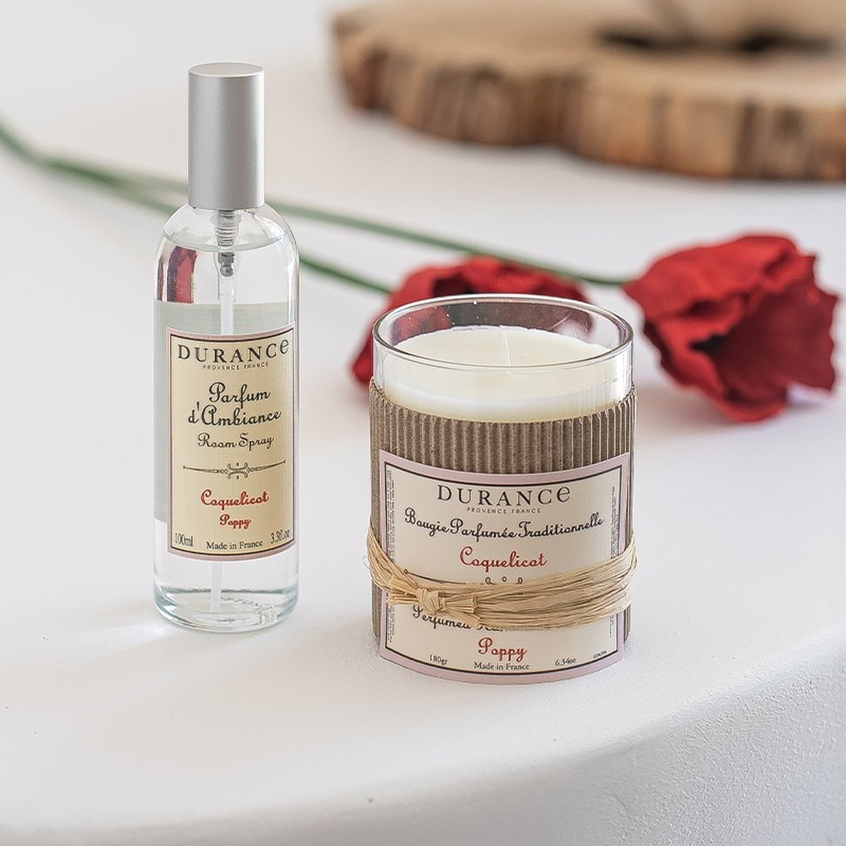 Diffuseur de parfum COQUELICOT couleur unique, DURANCE