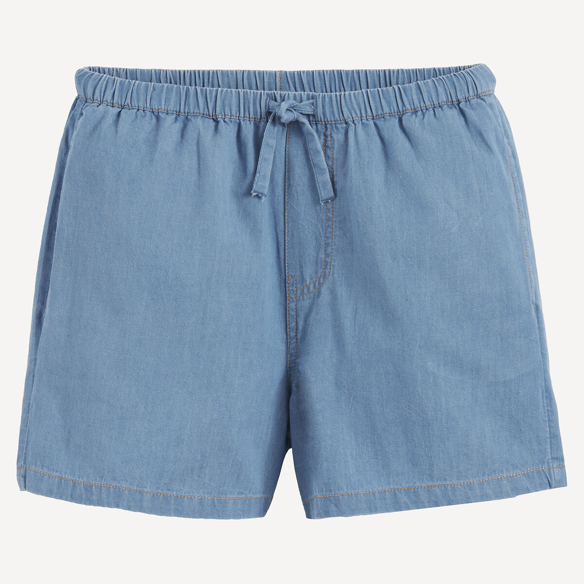 Short en denim léger denim double stone, LA REDOUTE COLLECTIONS