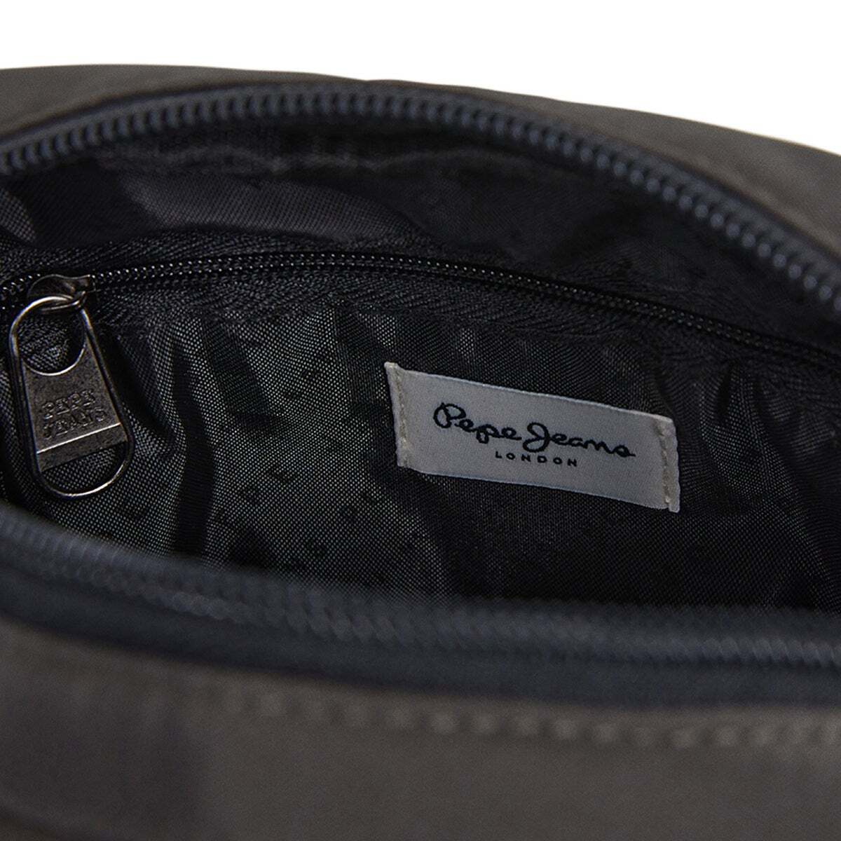 Sac Reporter Avec Logo gris foncé, PEPE JEANS