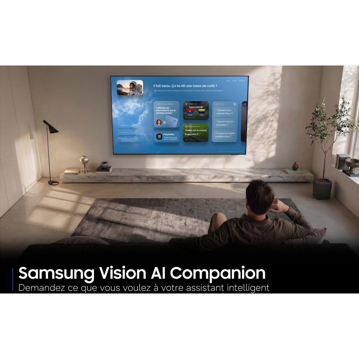 TV OLED TQ55S92H (2026) 55" (138 cm) 4K - Expérience Gaming, Smart TV avec IA, anti-reflet couleur unique, SAMSUNG
