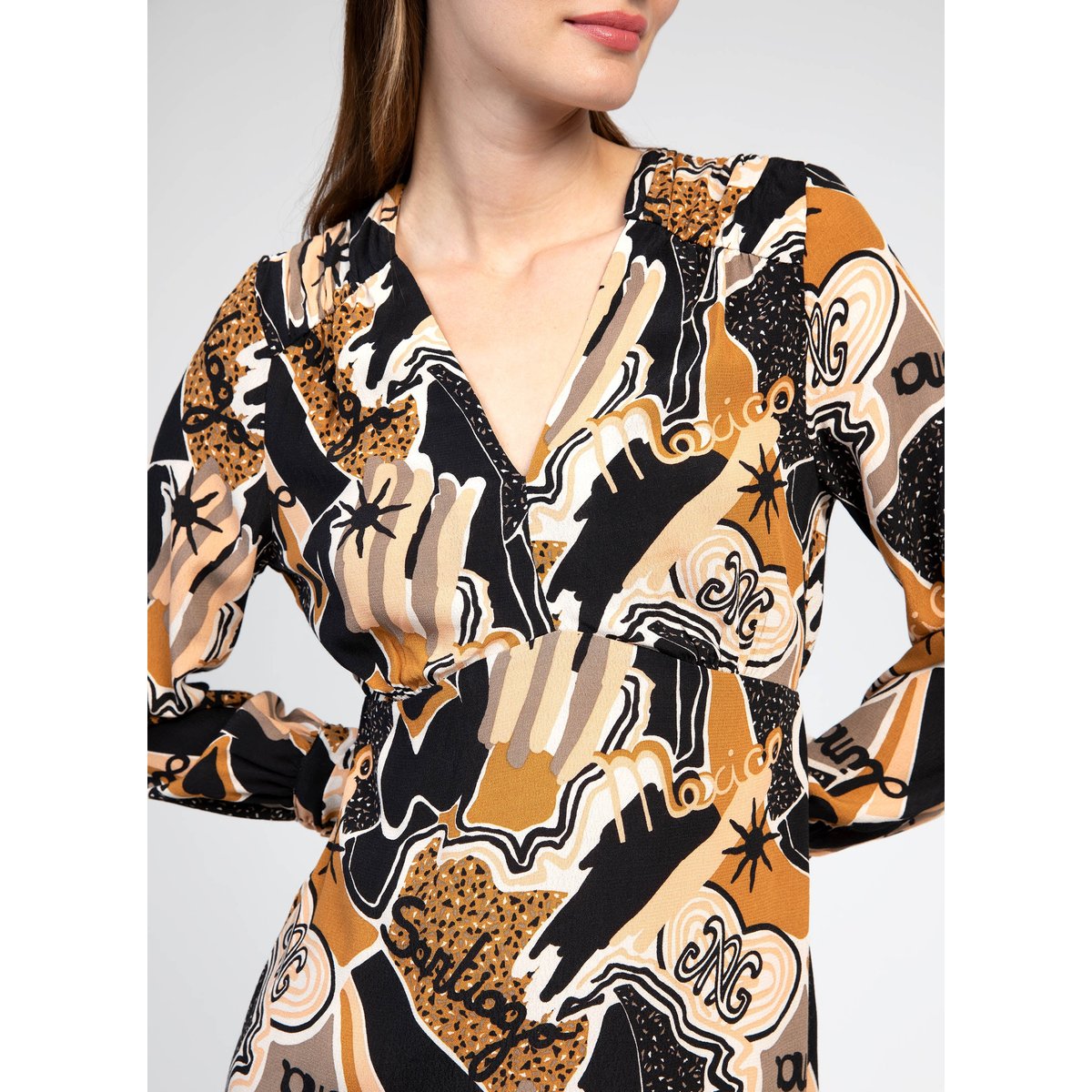 Robe Courte MALALA bastia noir, AN'GE