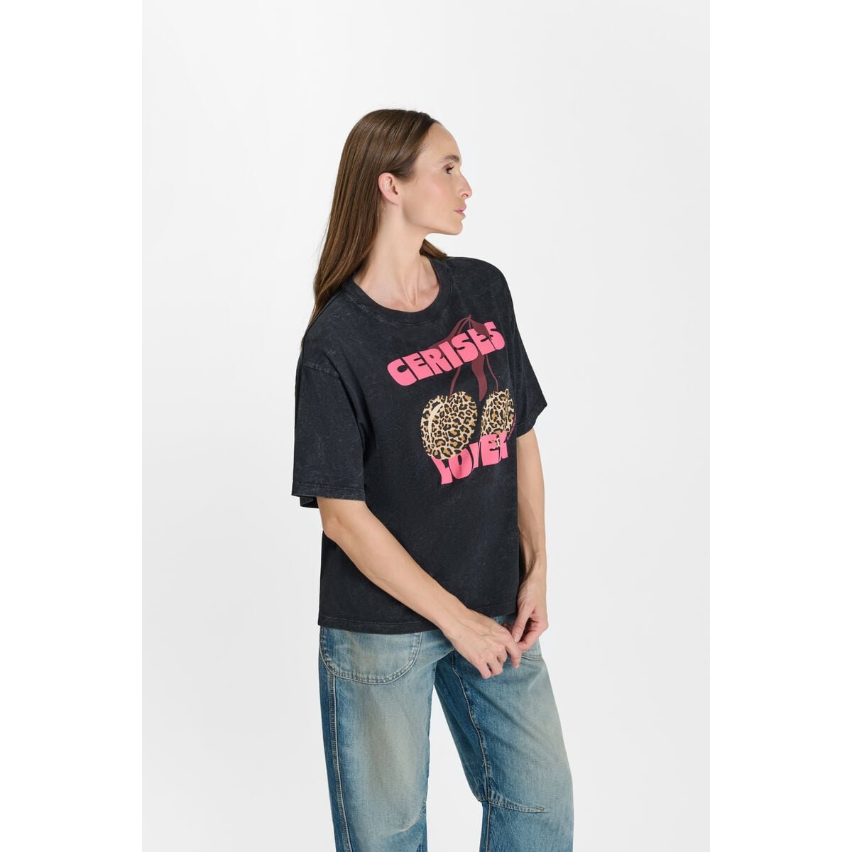 Tee-Shirt SPIKY black, LE TEMPS DES CERISES
