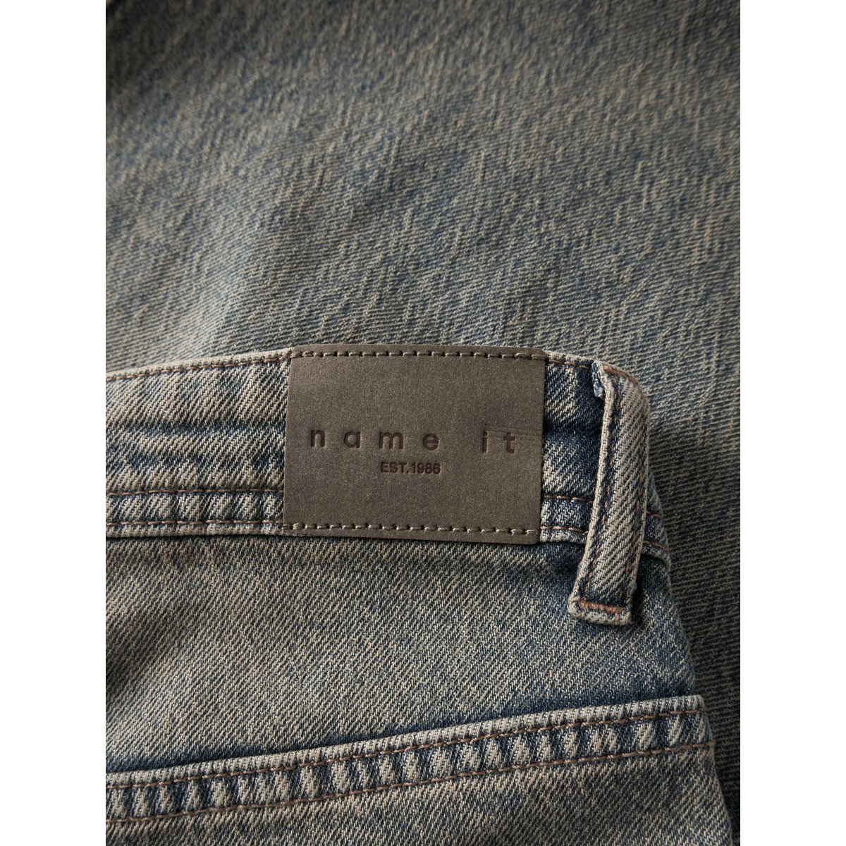 Jean gris - vintage medium blue denim, NAME IT