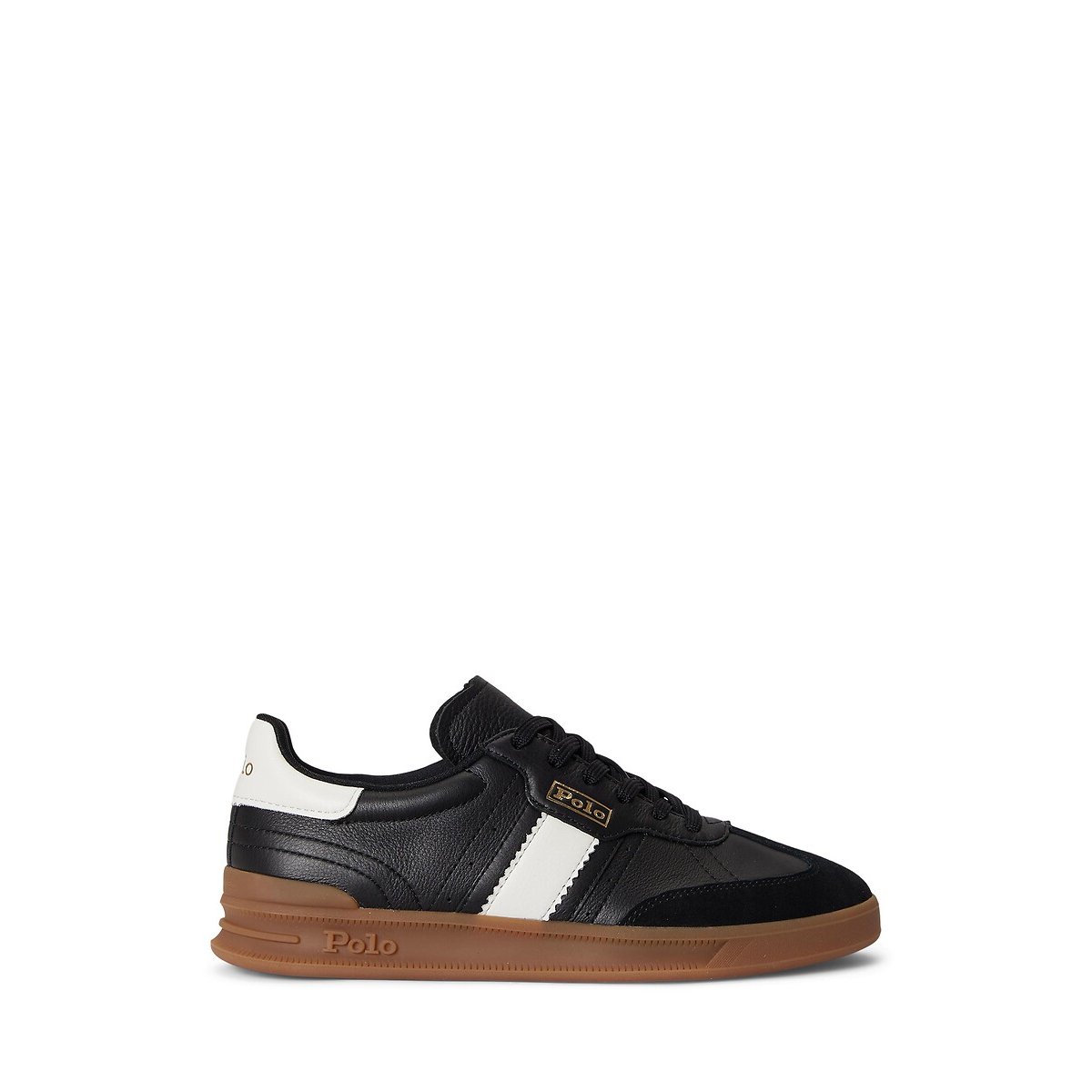 Baskets en cuir HERITAGE AERA noir, POLO RALPH LAUREN