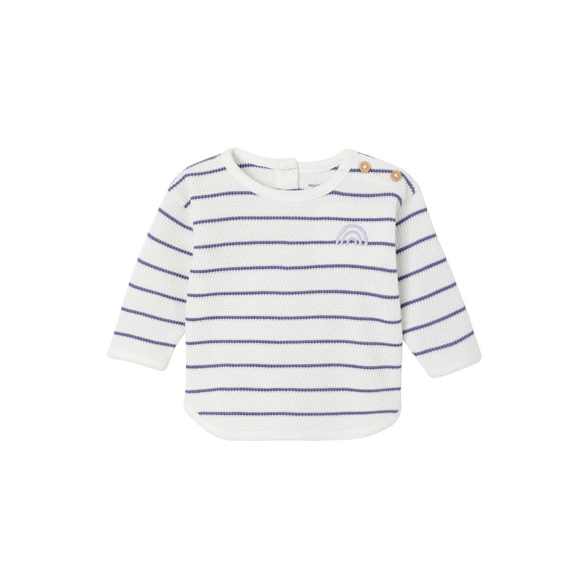 T-shirt manches longues naissance écru, VERTBAUDET