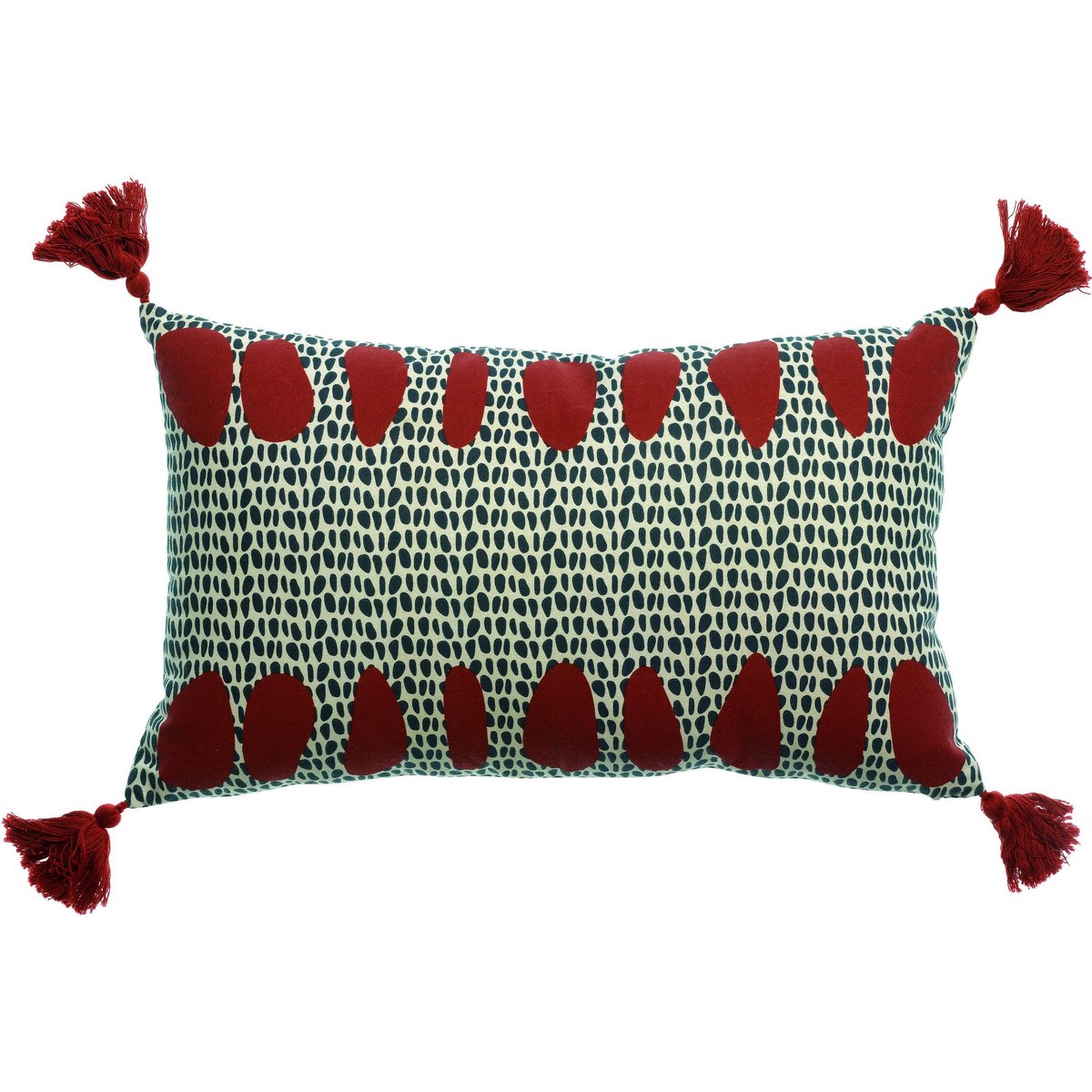Coussin déco 30x50 cm Coton Kaïma beige, EDEN