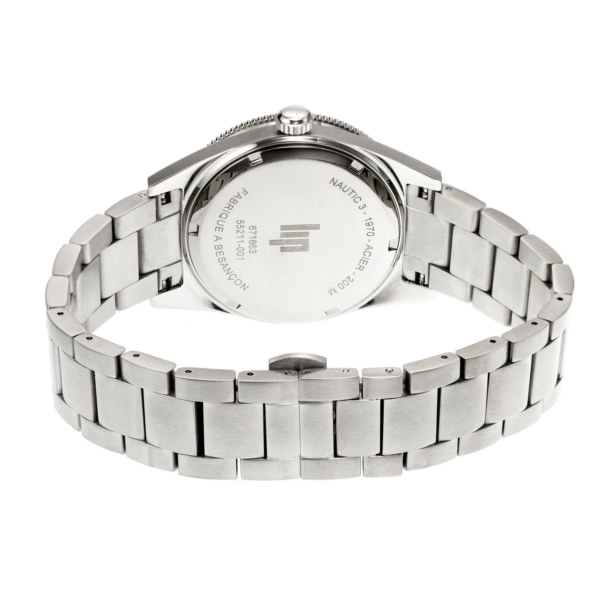 Montre Analogique  NAUTIC argenté bleu foncé argenté, LIP