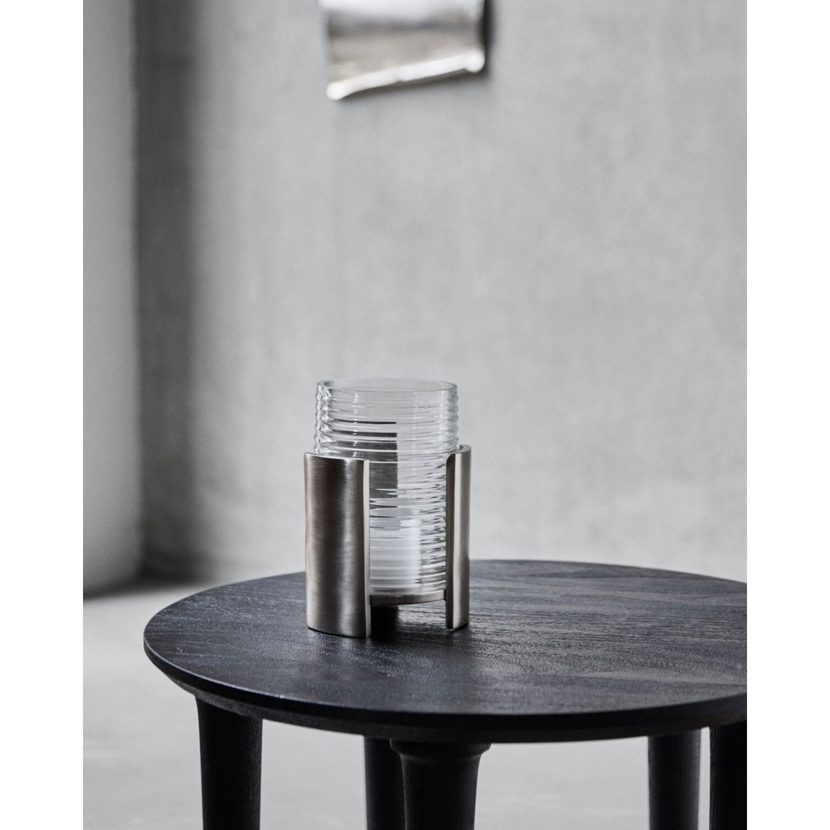 Photophore en verre Indie argent, HOUSE DOCTOR