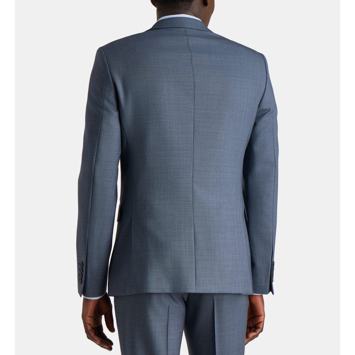 Veste de costume albino en laine bleu foncé, COMPTOIR GL
