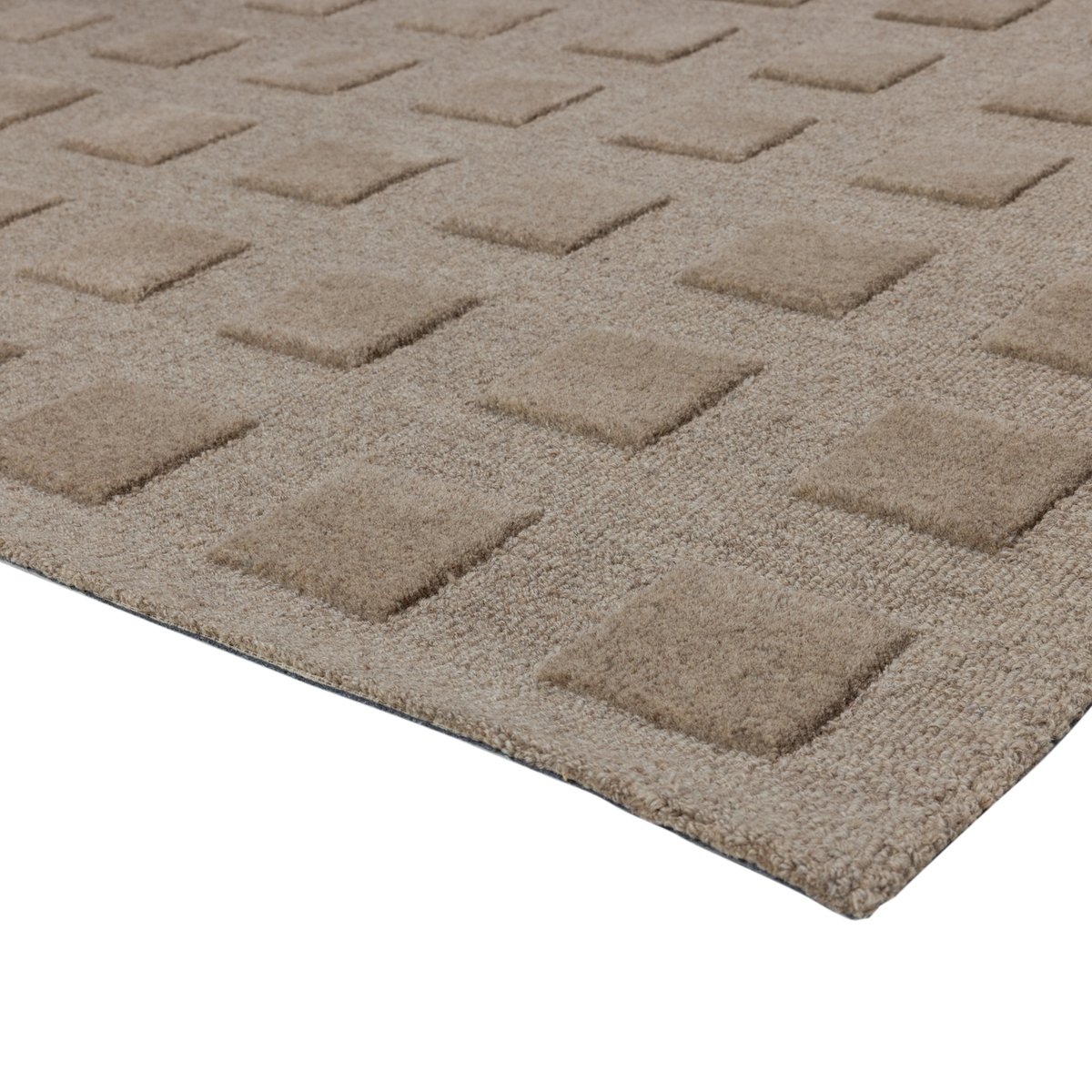 Tapis en coton VEYA sable, WOOOD
