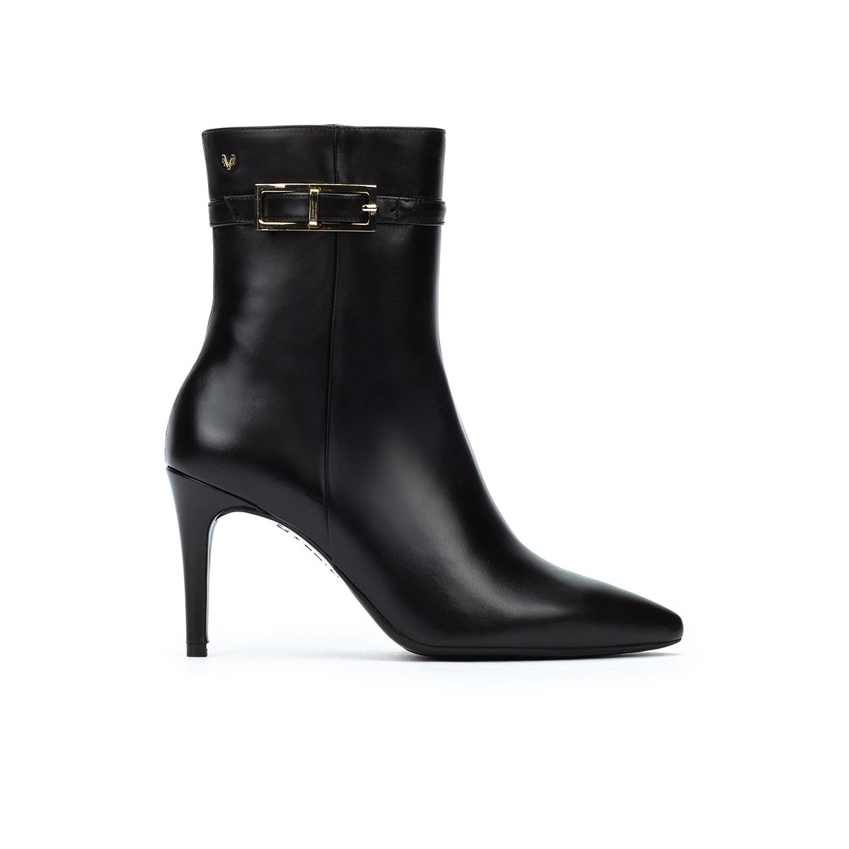 Bottines à talon cuir Thelma black, MARTINELLI