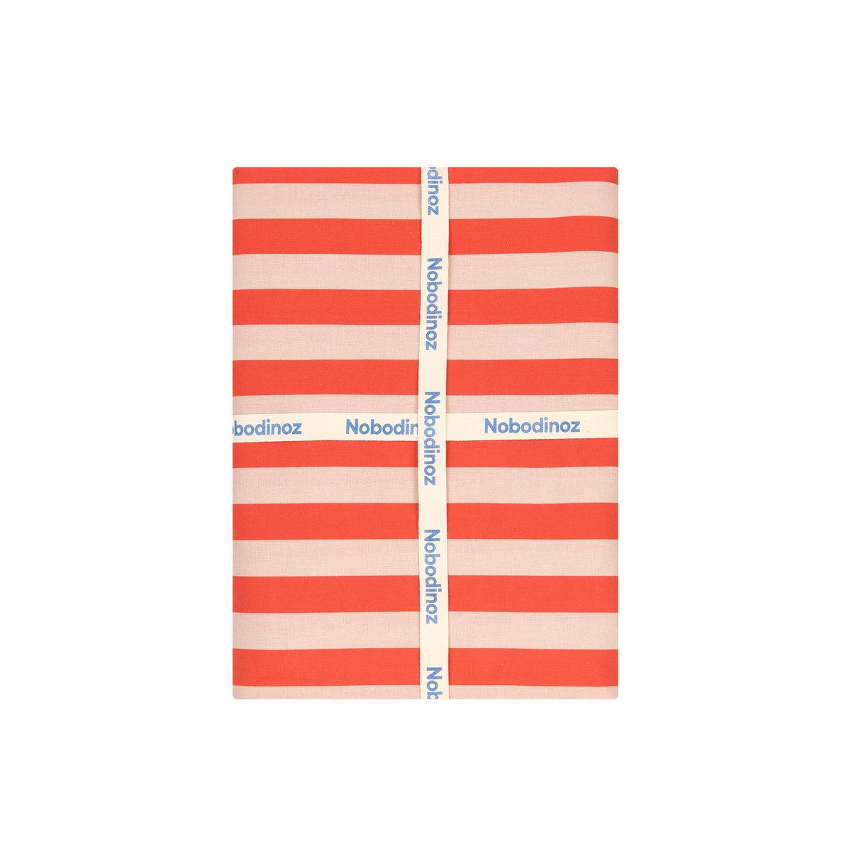 Nappe 150 x 250 cm rayures rouges, NOBODINOZ