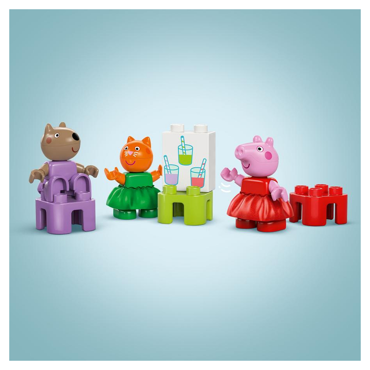 LEGO DUPLO - La fête foraine Peppa Pig - 10453 : Amusement et apprentissage multicolore, LEGO