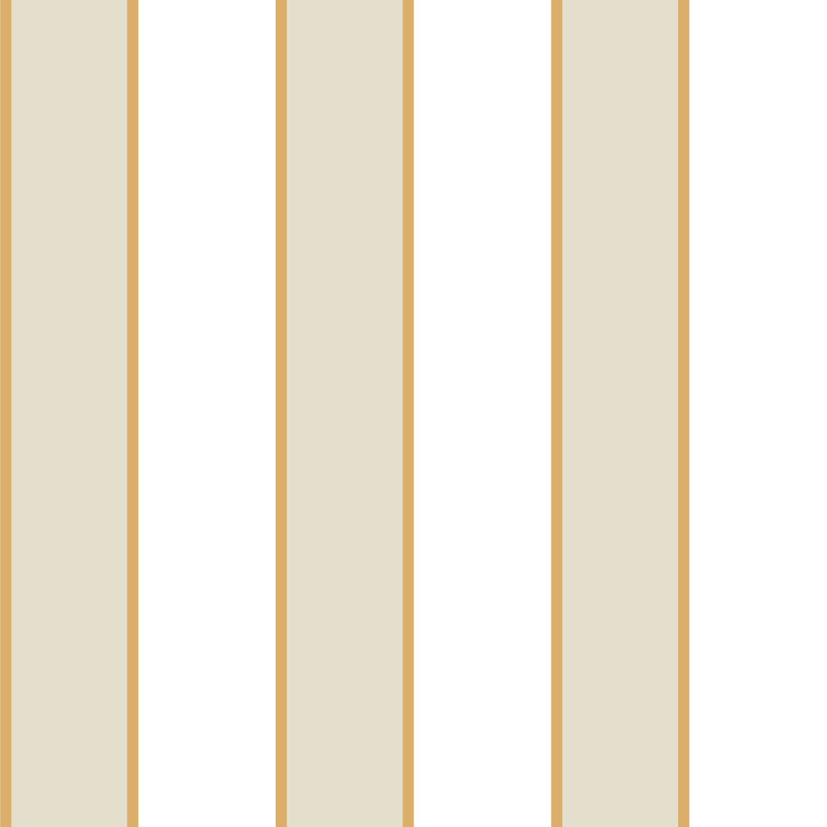 Papier peint rayures beige doré intissé, HEXOA